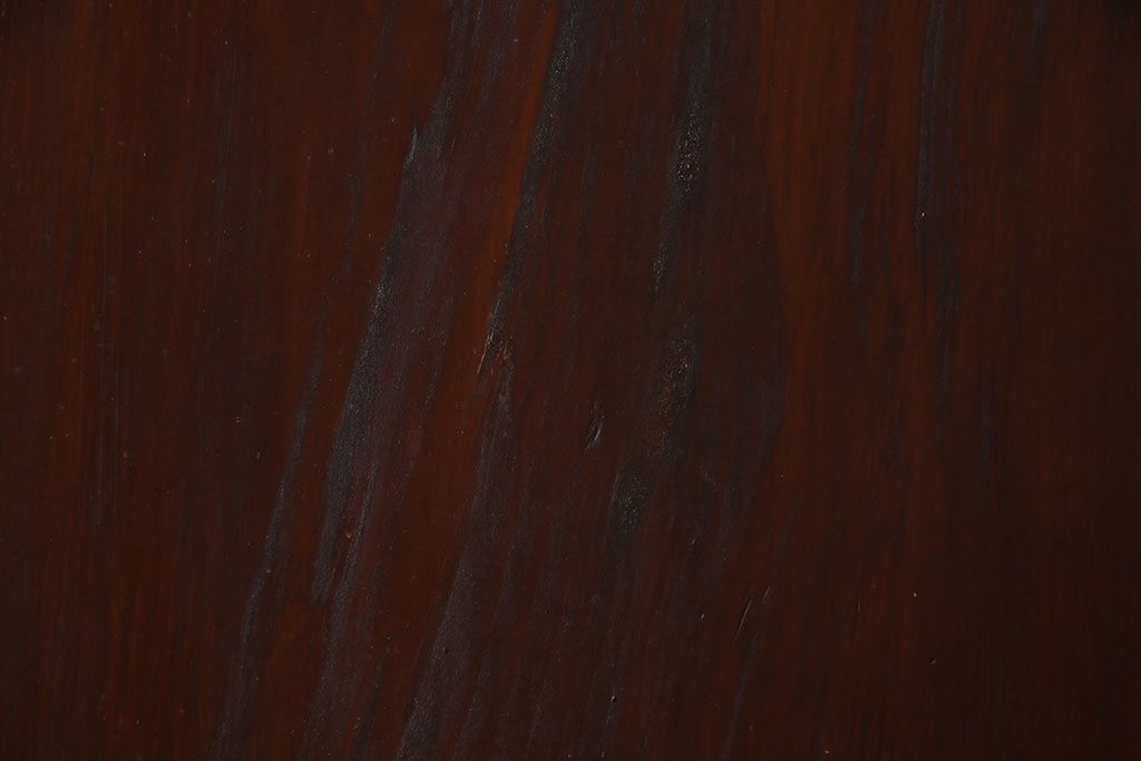 和製アンティーク　ヒノキ材　漆塗り　大振りで存在感のある帯戸(板戸、引き戸、建具)2枚セット(2)