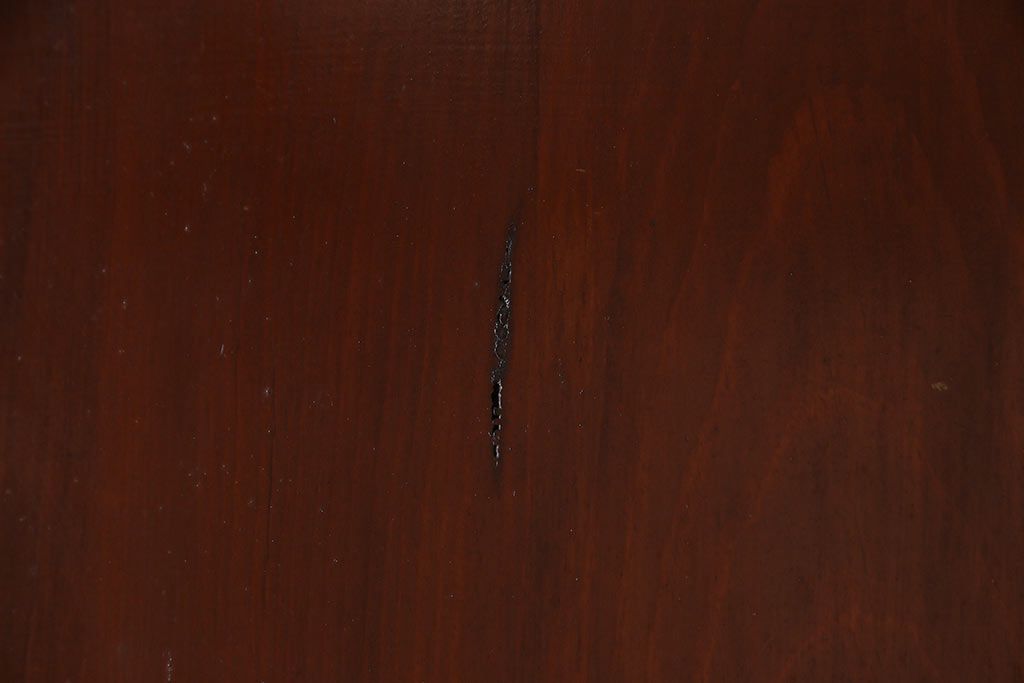 和製アンティーク　ヒノキ材　漆塗り　大振りで存在感のある帯戸(板戸、引き戸、建具)2枚セット(2)