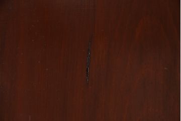 和製アンティーク　ヒノキ材　漆塗り　大振りで存在感のある帯戸(板戸、引き戸、建具)2枚セット(2)