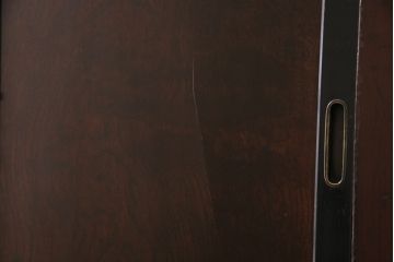 アンティーク家具　古民具・骨董　前板ケヤキ材　玉杢　自慢の一品としておすすめな和モダンの重ね松本階段箪笥