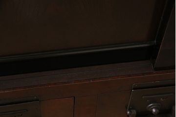 アンティーク家具　古民具・骨董　前板ケヤキ材　玉杢　自慢の一品としておすすめな和モダンの重ね松本階段箪笥