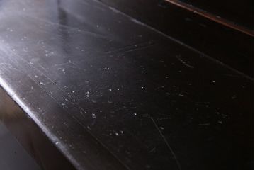 アンティーク家具　古民具・骨董　前板ケヤキ材　玉杢　自慢の一品としておすすめな和モダンの重ね松本階段箪笥