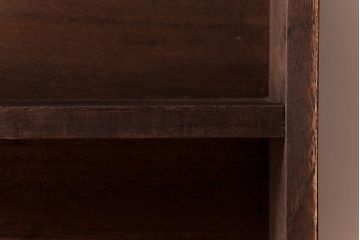 和製アンティーク　リメイク家具　桐材　柔らかな雰囲気を漂わせる壁掛け棚・2段(ウォールシェルフ、飾り棚、ディスプレイラック)