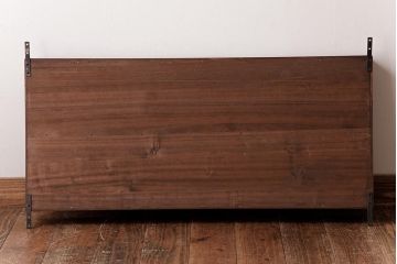 和製アンティーク　リメイク家具　桐材　柔らかな雰囲気を漂わせる壁掛け棚・2段(ウォールシェルフ、飾り棚、ディスプレイラック)