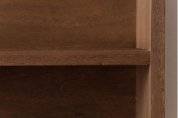 和製アンティーク　リメイク家具　桐材　柔らかな雰囲気を漂わせる壁掛け棚・2段(ウォールシェルフ、飾り棚、ディスプレイラック)(1)