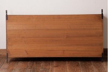 和製アンティーク　リメイク家具　桐材　柔らかな雰囲気を漂わせる壁掛け棚・2段(ウォールシェルフ、飾り棚、ディスプレイラック)(2)