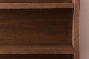 リメイク家具　桐材　柔らかな雰囲気を漂わせるウォールシェルフ・3段(壁掛け収納棚、飾り棚、ディスプレイラック)(2)