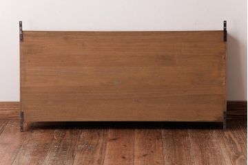 リメイク家具　桐材　柔らかな雰囲気を漂わせるウォールシェルフ・3段(壁掛け収納棚、飾り棚、ディスプレイラック)(2)