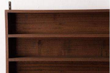 リメイク家具　桐材　柔らかな雰囲気を漂わせるウォールシェルフ・3段(壁掛け収納棚、飾り棚、ディスプレイラック)(3)