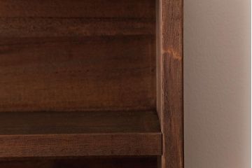 リメイク家具　桐材　柔らかな雰囲気を漂わせるウォールシェルフ・3段(壁掛け収納棚、飾り棚、ディスプレイラック)(3)