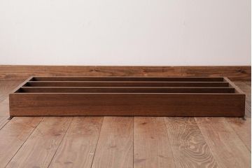 リメイク家具　桐材　柔らかな雰囲気を漂わせるウォールシェルフ・3段(壁掛け収納棚、飾り棚、ディスプレイラック)(3)