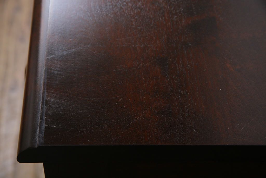 ビンテージ　北海道民芸家具　小振りなチェスト(引き出し、整理タンス)