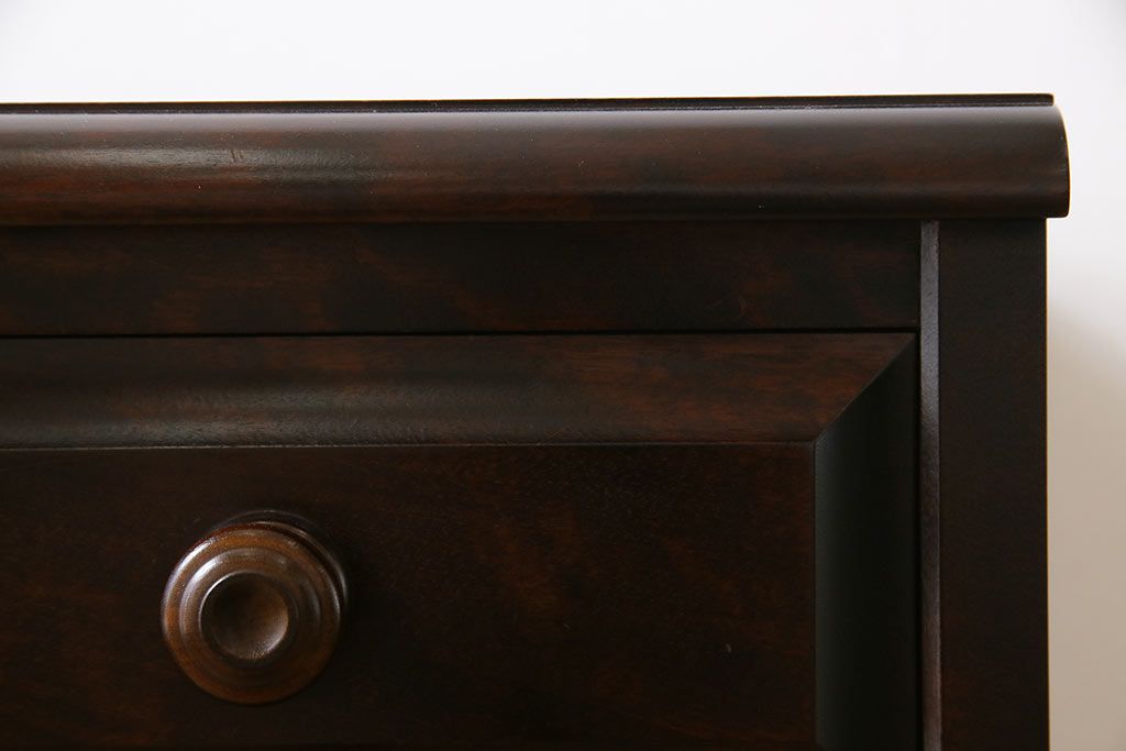 ビンテージ　北海道民芸家具　小振りなチェスト(引き出し、整理タンス)