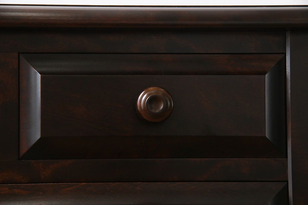 ビンテージ　北海道民芸家具　小振りなチェスト(引き出し、整理タンス)