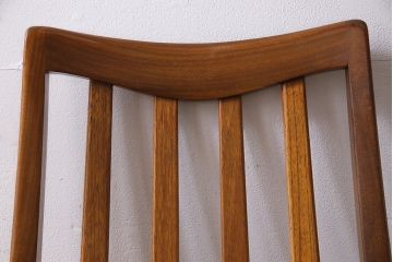 ヴィンテージ家具　ビンテージ　G-PLAN(ジープラン)　淡いグリーンのおしゃれなダイニングチェア(ワークチェア、椅子)(1)