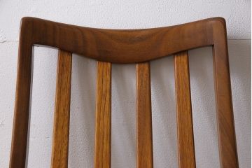 ヴィンテージ家具　ビンテージ　G-PLAN(ジープラン)　淡いグリーンのおしゃれなダイニングチェア(ワークチェア、椅子)(2)