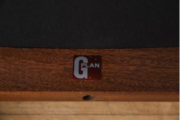 ヴィンテージ家具　ビンテージ　G-PLAN(ジープラン)　淡いグリーンのおしゃれなダイニングチェア(ワークチェア、椅子)(2)