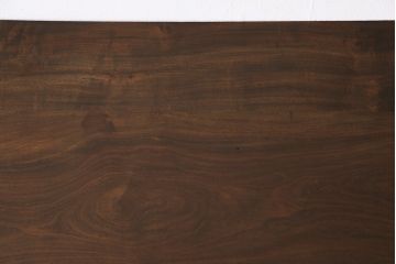 レトロ家具　昭和中期　樺材　薄型　レトロモダンな雰囲気がお洒落な片袖机(作業台、ワークデスク、在宅ワーク、在宅用)