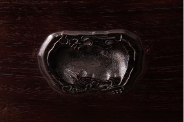 アンティーク雑貨　和製アンティーク　上手物　指物　本紫檀　上品な雰囲気漂う高級箱火鉢(角火鉢、手あぶり)(1)