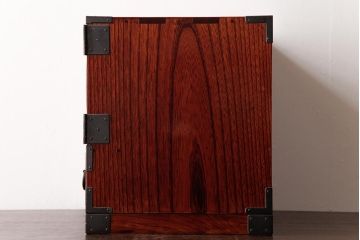 中古　門間箪笥店(門間屋)　仙台箪笥　木地呂塗り　弐番　小箪笥(小引き出し)(定価約19万4千円)