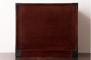 中古　門間箪笥店(門間屋)　仙台箪笥　木地呂塗り　弐番　小箪笥(小引き出し)(定価約19万4千円)