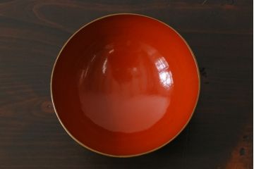 和製アンティーク　松竹梅　華やかな金彩の蓋付き木製椀(漆器、和食器)5客セット