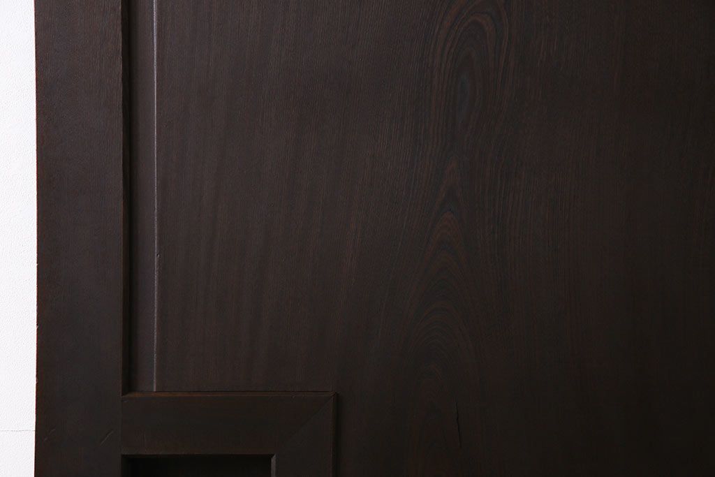 和製アンティーク　総ケヤキ材　和モダンの空間におすすめの一枚板の蔵戸(引き戸、建具、玄関戸)