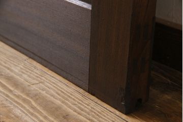 和製アンティーク　総ケヤキ材　和モダンの空間におすすめの一枚板の蔵戸(引き戸、建具、玄関戸)