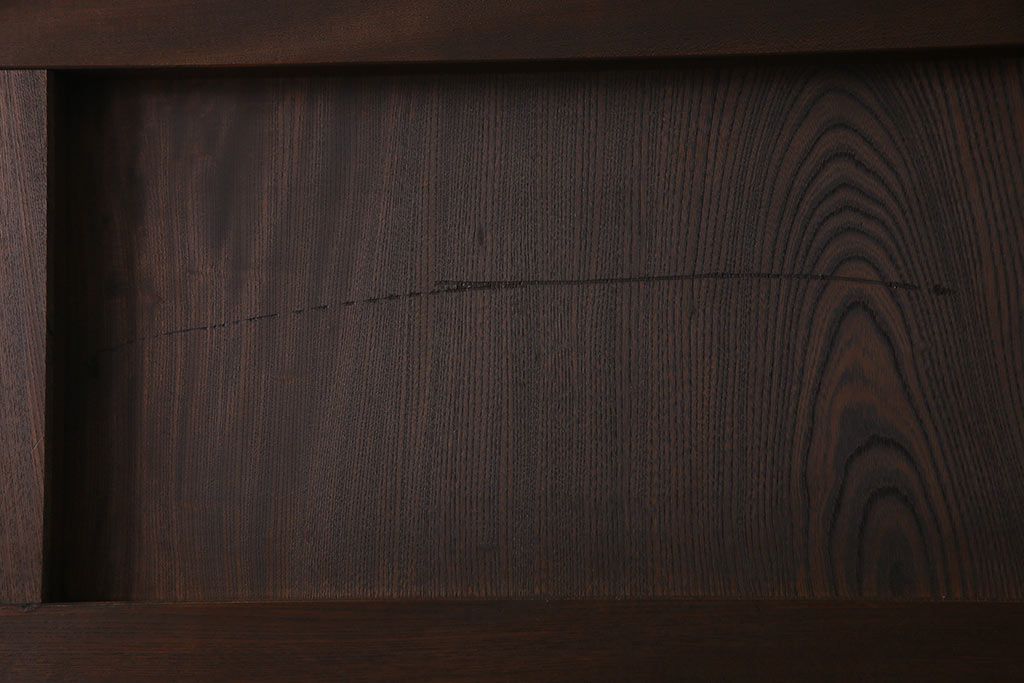 和製アンティーク　総ケヤキ材　和モダンの空間におすすめの一枚板の蔵戸(引き戸、建具、玄関戸)