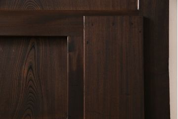 和製アンティーク　総ケヤキ材　和モダンの空間におすすめの一枚板の蔵戸(引き戸、建具、玄関戸)