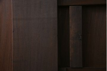 和製アンティーク　総ケヤキ材　和モダンの空間におすすめの一枚板の蔵戸(引き戸、建具、玄関戸)