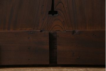 和製アンティーク　総ケヤキ材　和モダンの空間におすすめの一枚板の蔵戸(引き戸、建具、玄関戸)