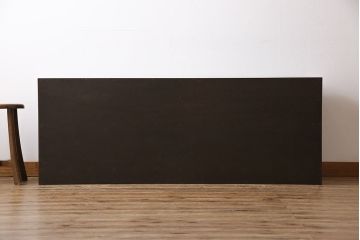 アンティーク家具　リメイク品　明治期の松材を利用したパタパタ扉のローボード(リビングボード、戸棚、収納棚)(2)