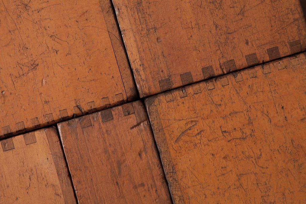 アンティーク雑貨　昭和レトロ　幼稚園の大きな積み木セット【マルチ/17ヶ組】(おもちゃ、ディスプレイ雑貨)