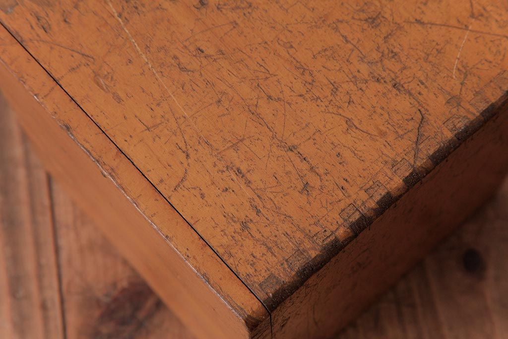 アンティーク雑貨　昭和レトロ　大きな積み木セット【マルチ/14ヶ組】(飾り台、花台、ディスプレイ雑貨)