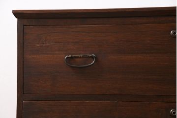 リメイク家具　柔らかな木肌が上品な雰囲気漂う箪笥ローボード(時代箪笥、テレビボード、衣装箪笥)