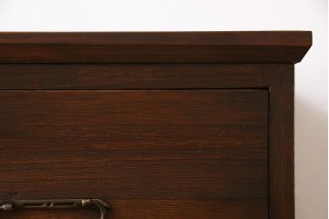 リメイク家具　柔らかな木肌が上品な雰囲気漂う箪笥ローボード(時代箪笥、テレビボード、衣装箪笥)