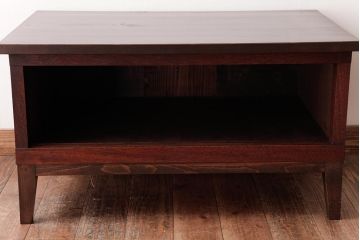リメイク家具　前面ケヤキ材　味わいある箪笥のセンターテーブル(リビングテーブル、カフェテーブル、収納棚)