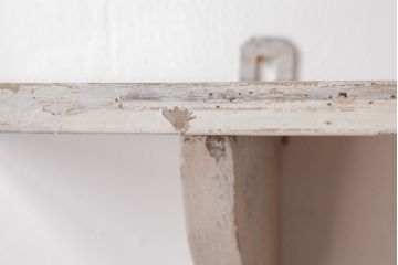 フランスアンティーク　ペイント家具　フレンチシャビーな雰囲気がお洒落な壁掛け棚(フック、ウォールラック)