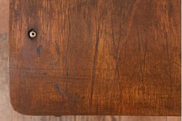 ヴィンテージ家具　イギリスビンテージ　レトロな雰囲気が味のあるスクールチェア(板座チェア、ワークチェア)