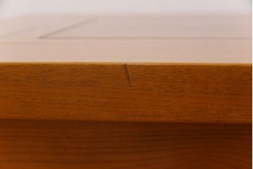アンティーク雑貨　中古　総ケヤキ材　四尺　重厚かつ品のある佇まいが美しい関西火鉢テーブル(長火鉢、囲炉裏)