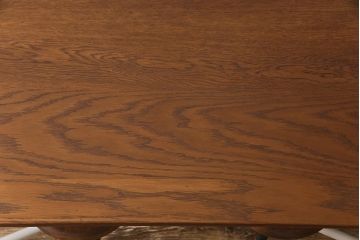 ラフジュ工房オリジナル　ペイント　アンティークホワイト　4脚格納スツールのテーブル(作業台、ダイニングテーブル)