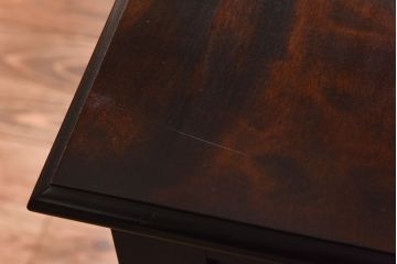 中古美品　蝦夷民藝(蝦夷民芸家具)　小振りのキャビネット(飾り棚、サイドキャビネット)