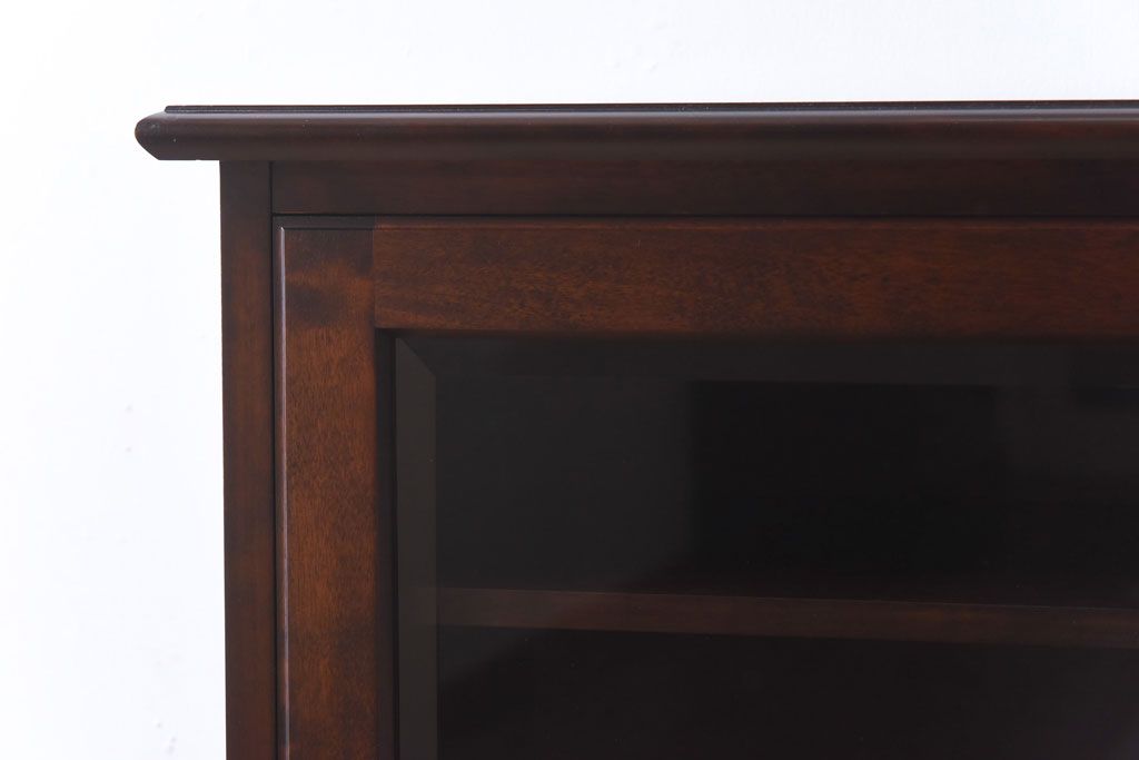 中古美品　蝦夷民藝(蝦夷民芸家具)　小振りのキャビネット(飾り棚、サイドキャビネット)