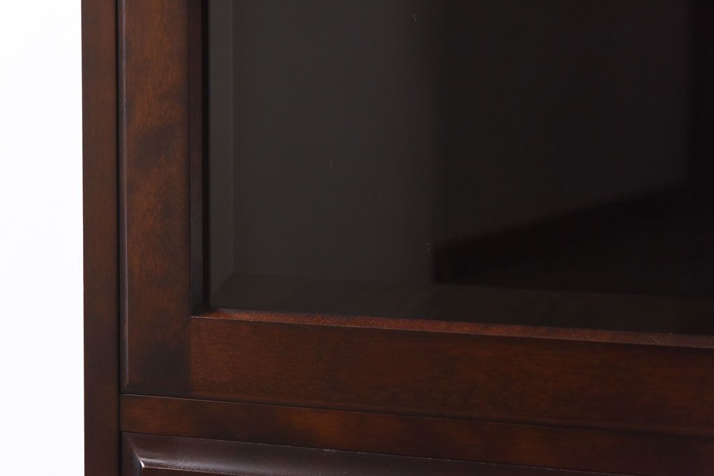 中古美品　蝦夷民藝(蝦夷民芸家具)　小振りのキャビネット(飾り棚、サイドキャビネット)