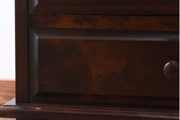 中古美品　蝦夷民藝(蝦夷民芸家具)　小振りのキャビネット(飾り棚、サイドキャビネット)