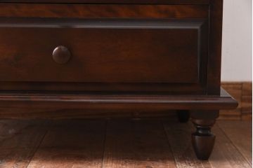 中古美品　蝦夷民藝(蝦夷民芸家具)　小振りのキャビネット(飾り棚、サイドキャビネット)