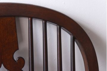 中古美品　松本民芸家具　#44A型　くつろぎの空間づくりにおすすめなウィンザーチェア(アームチェア、椅子、ウインザーチェア)(定価約18万円)