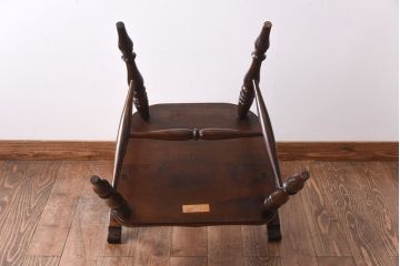 中古美品　松本民芸家具　#44A型　くつろぎの空間づくりにおすすめなウィンザーチェア(アームチェア、椅子、ウインザーチェア)(定価約18万円)(1)