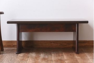 中古　民芸家具　シンプルで洗練された雰囲気の文机(座机、座卓)